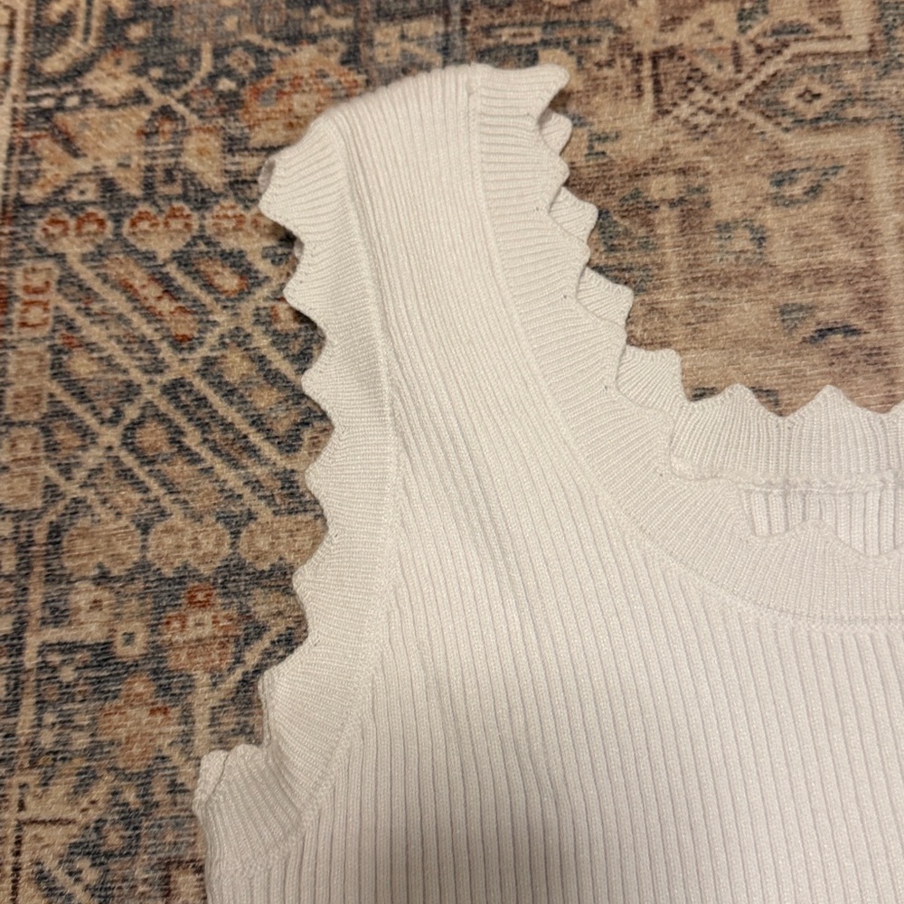 VINTAGE‎ Square Neck Sweater Tank - Picture 4 of 6